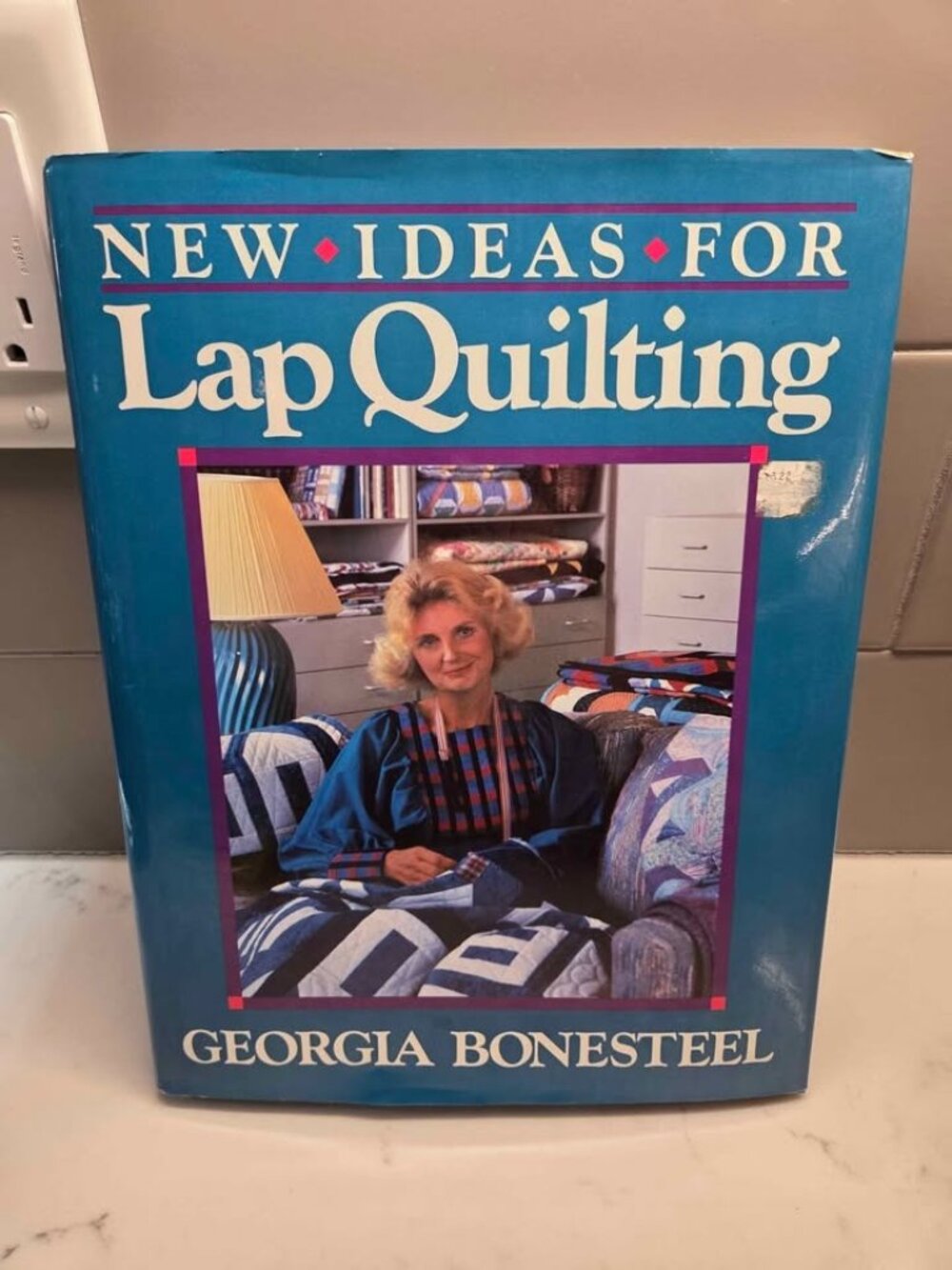 Vintage lap quilting book hardcover